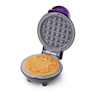 《NEW》Dash Ghost 4" Mini Waffle Maker‎ Non-Stick Electric